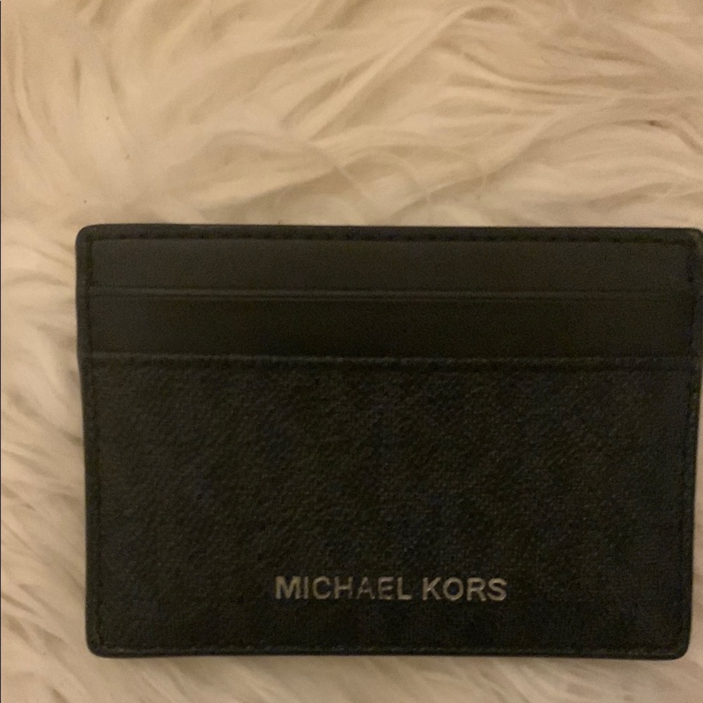 Michael Kors Charcoal Card Holder